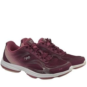 Ryka Devotion Devo Plus 2 Maroon ombré sneakers Women's Size 8 walking shoes